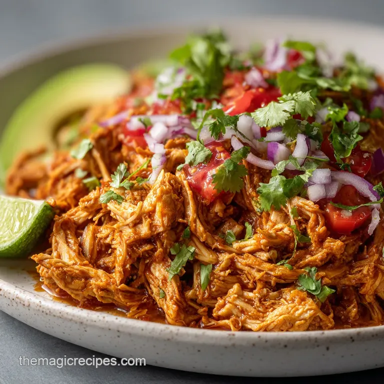 Mexican Shredded Chicken: Authentic & Tender