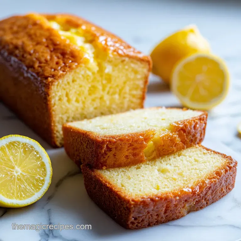 Lemon Pound Cake: Moist and Velvety