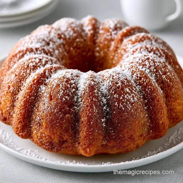 Ultra-Moist Zucchini Bundt Cake