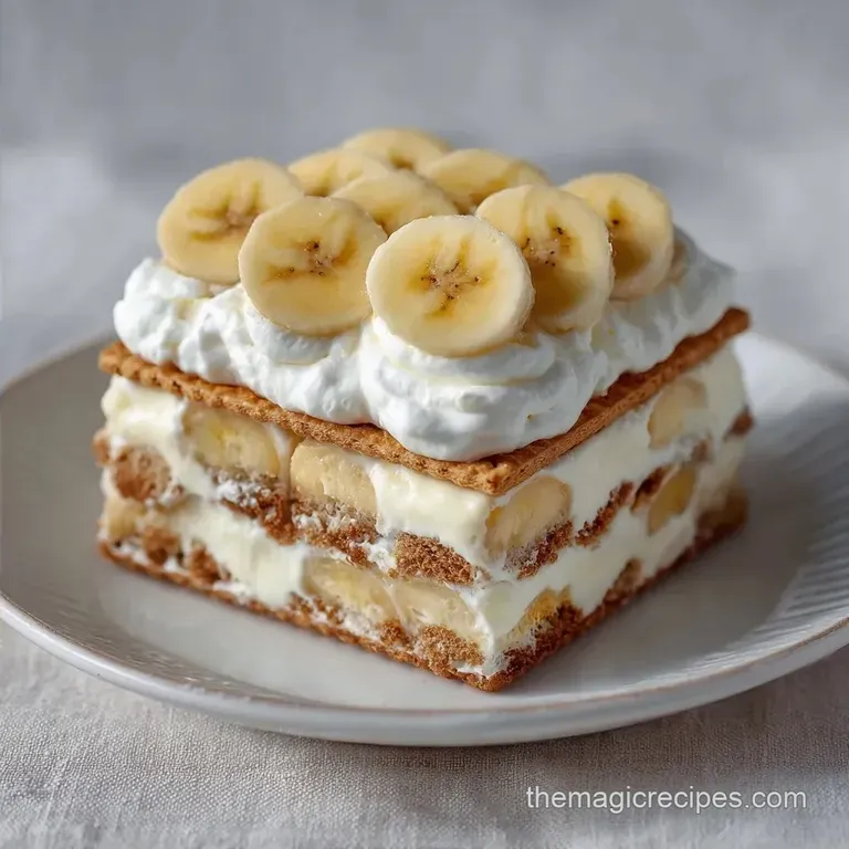 Lightened-Up No Bake Banana Pudding: Creamy and Fresh