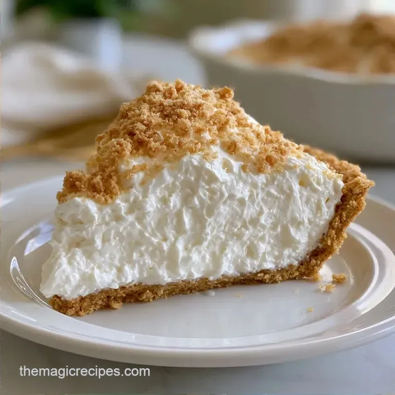 Creamy No-Bake Whipped Cream Tart