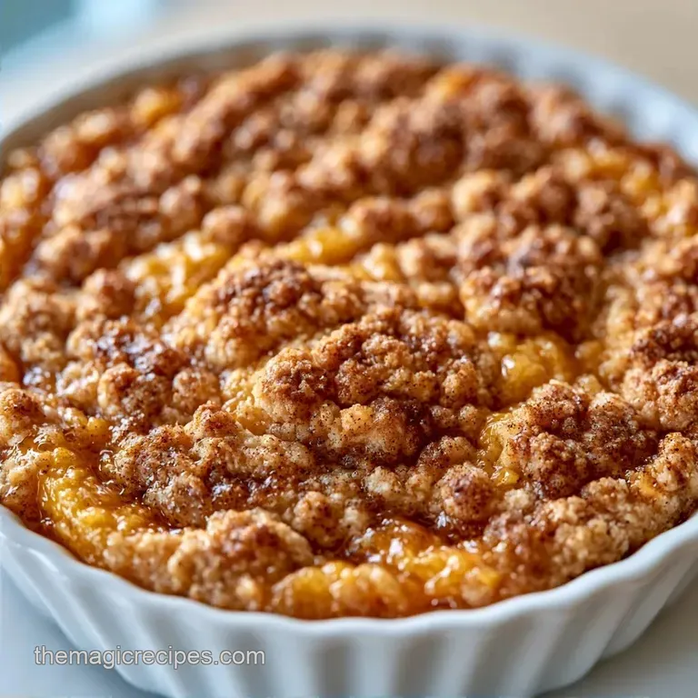 Old Fashioned Peach Cobbler with Flour