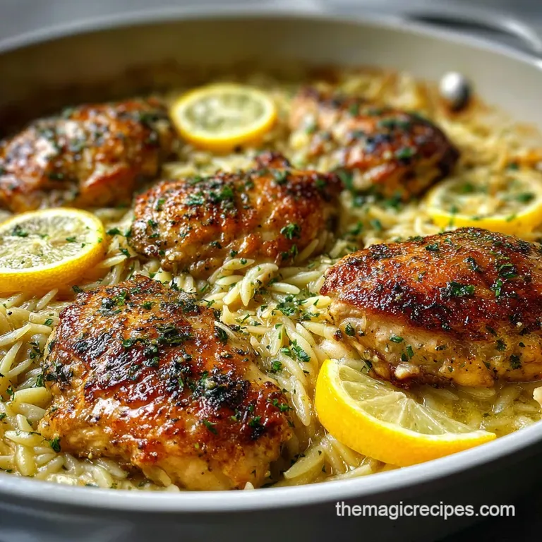 An artful plate featuring colorful sausage and vegetables, drizzled with herbs, with a sprinkle of flaky salt. Delicious!