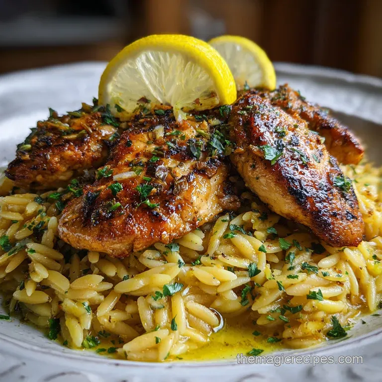 One Pot Citrus Orzo Meal