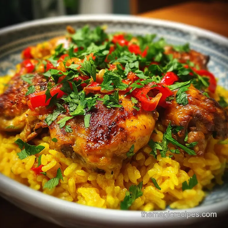 Idea de Comida con Pollo y Arroz One-Pot