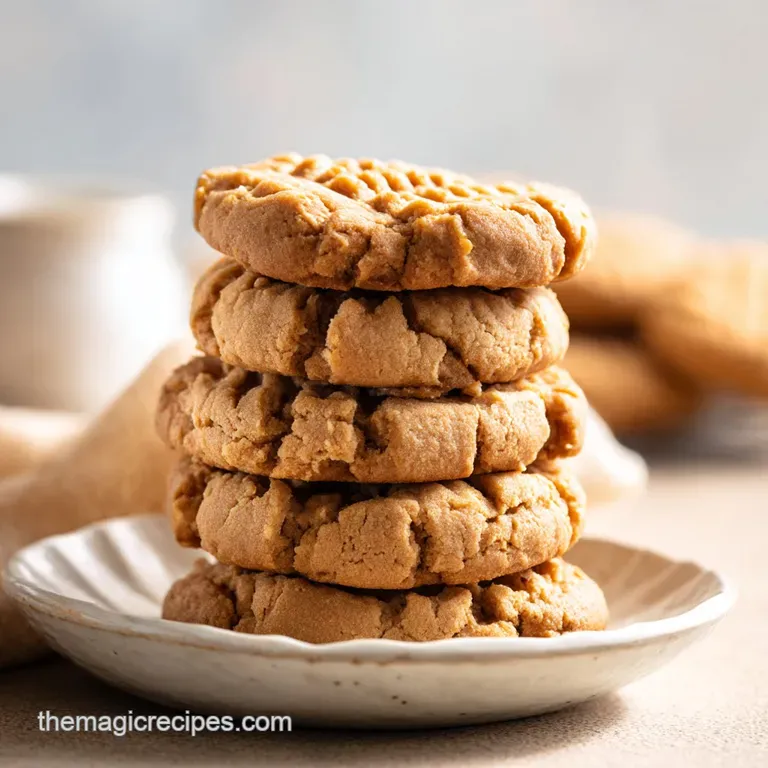 Peanut Butter Cookies: the Proper Criss-Cross Classic presentation