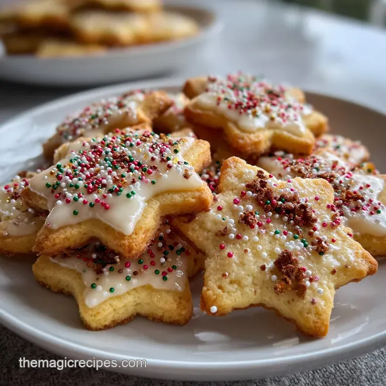 Christmas Cookies: the Queens Spiced Shortbread Cut-Outs presentation