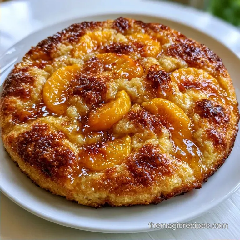 Quick Batter Peach Cobbler