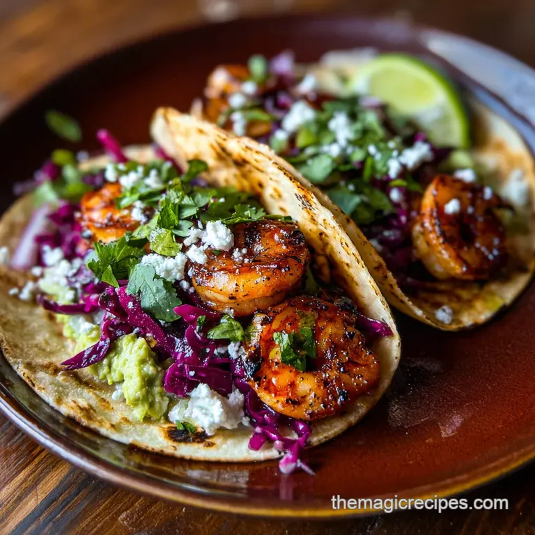 Quick Shrimp Tacos with Zesty Slaw