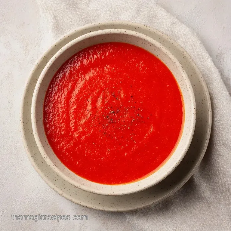 Roasted Red Pepper Soup: Velvety and Smoky