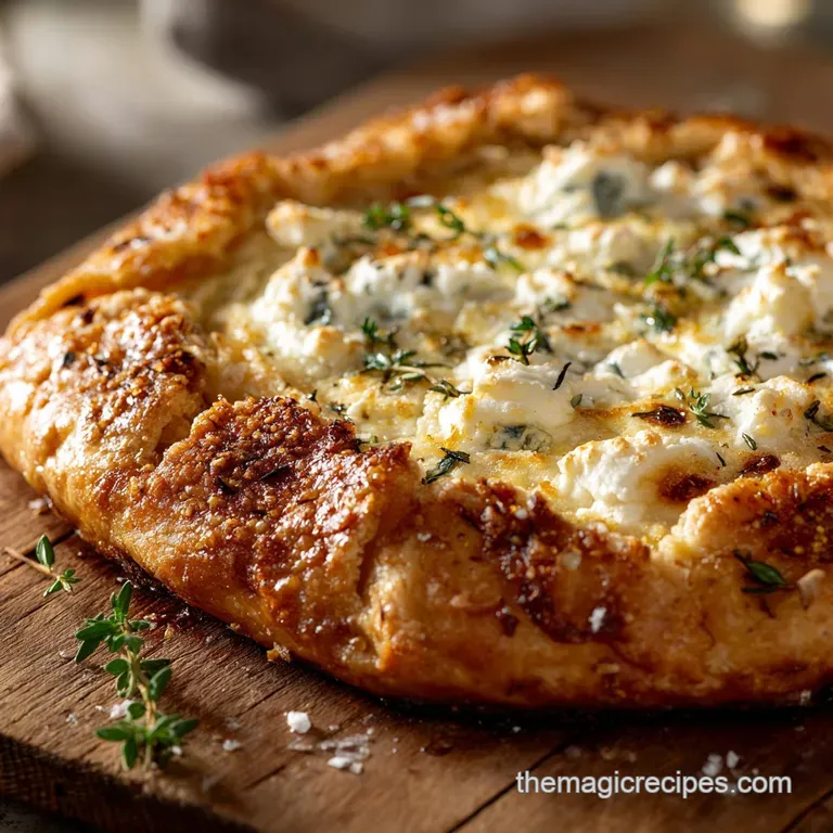 Boursin Cheese Rustic Galette with Sundried Tomato Basil