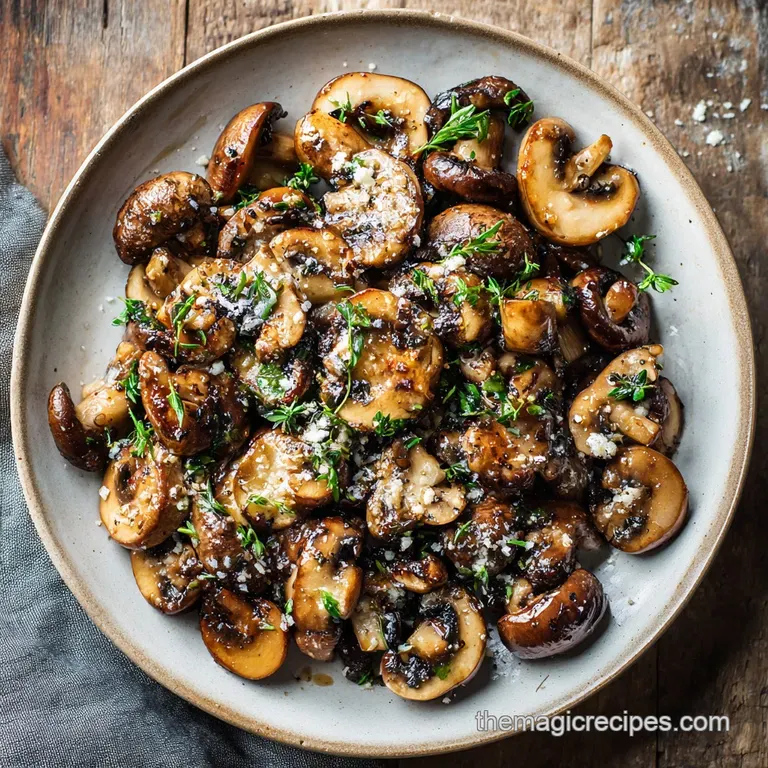 Saut&eacute;ed Mushrooms: Velvety Centers