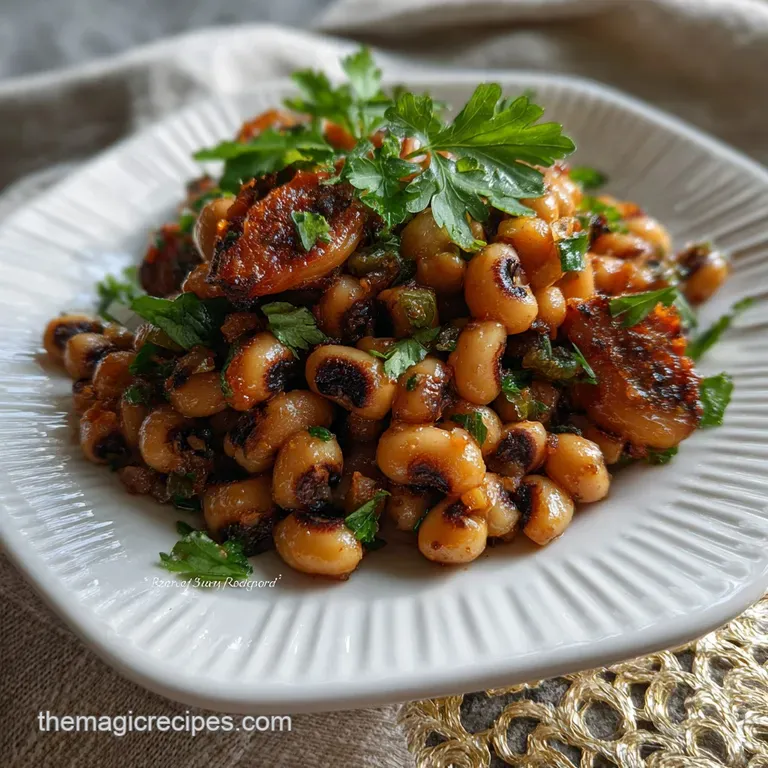Easy Black Eyed Peas Recipe with Smoky Pot Liquor