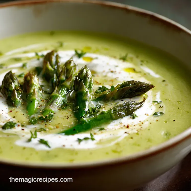 Asparagus Soup: Silky Vibrant and Ready in Under One Hour presentation