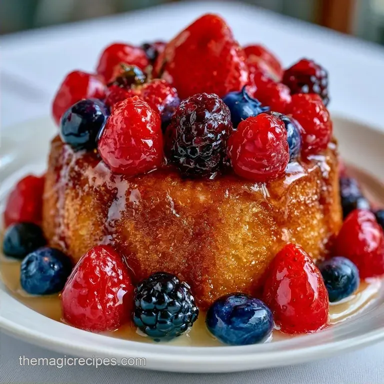 Buttery Simple Summer Fruit Cake