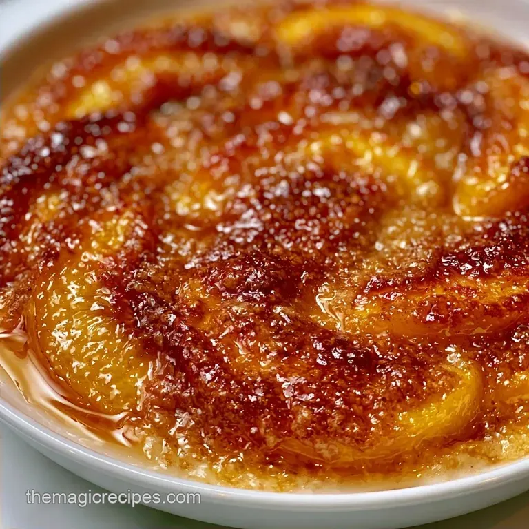 Skillet Brown Sugar Peach Cobbler