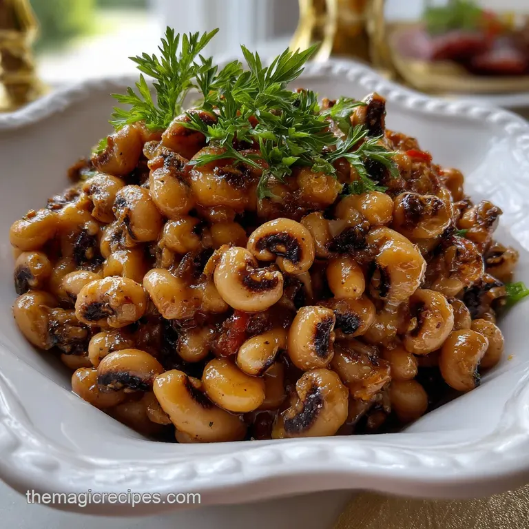 Smoky Black Eyed Peas Recipe