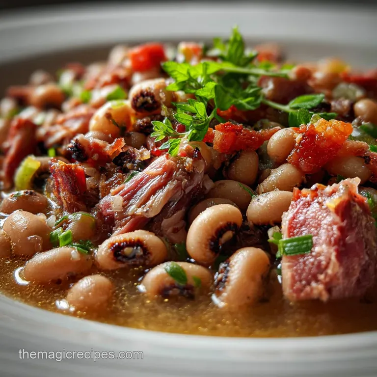 Southern Slow Cooker Black Eyed Peas