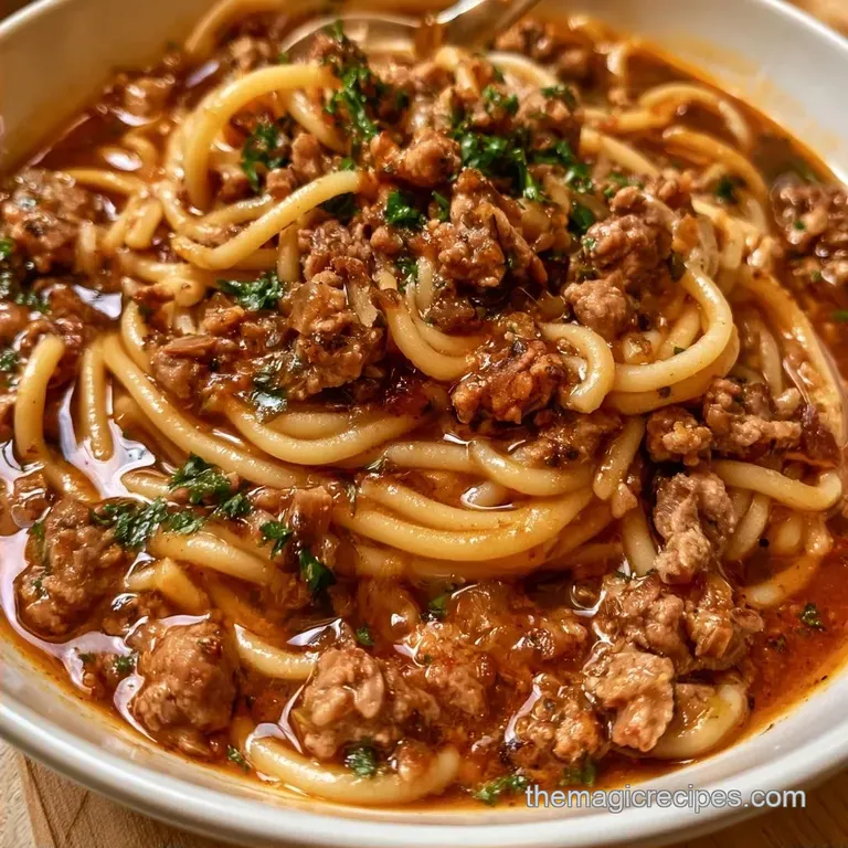 Hearty Spaghetti Lovers Soup
