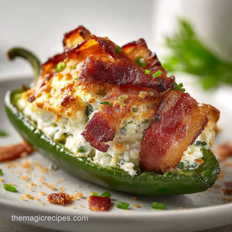 Incredible Stuffed Jalape&ntilde;o Poppers with Cream Cheese
