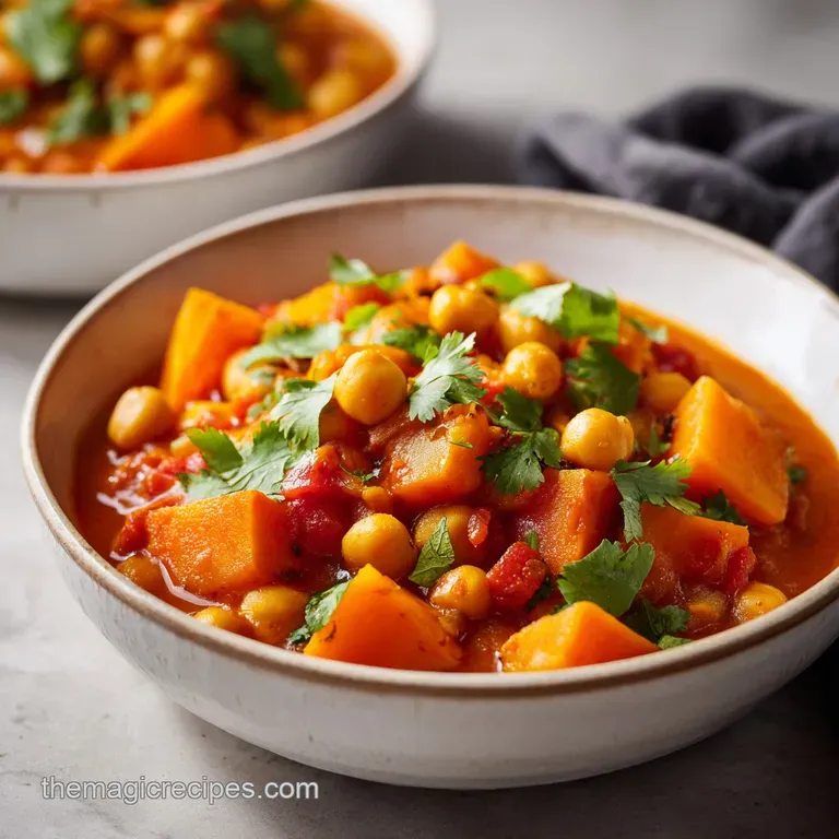Sweet Potato and Chickpea Curry