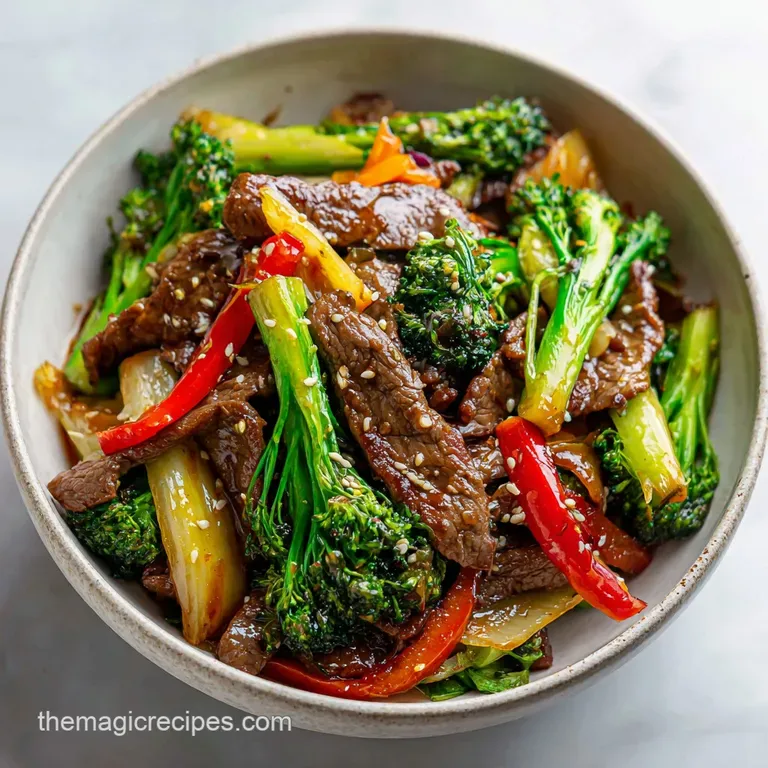 Velvety Beef Stir Fry Recipe