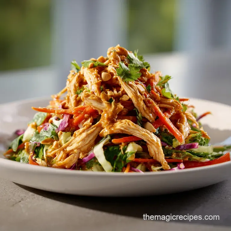 Thai Chicken Salad Peanut Dressing