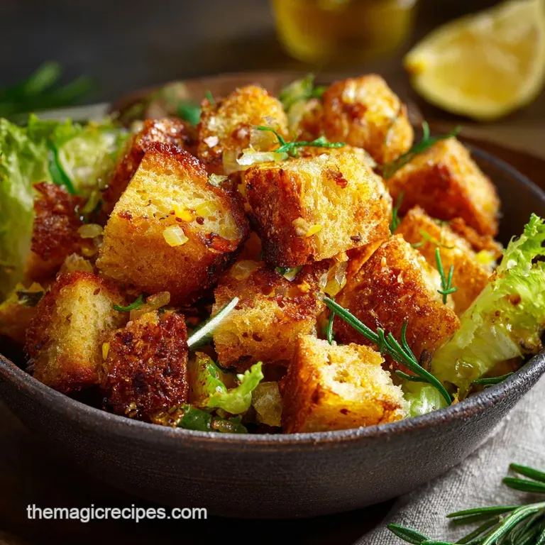 Croutons: The Ultimate Crispy Homemade Croutons