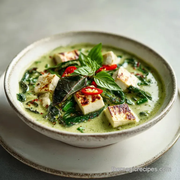 15 Minute Vegan Thai Green Curry Soup