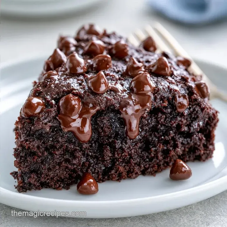 Moist Zucchini Chocolate Chip Cake