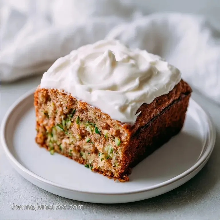 Zucchini Sheet Cake with Cream Cheese Frosting